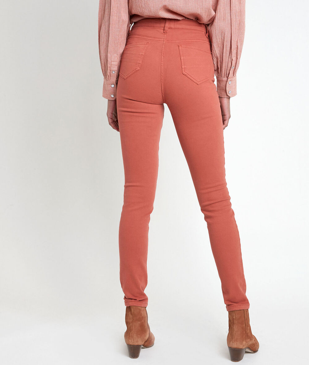The iconic suzy guava slim-fit jeans goyave.