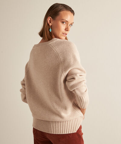 Bruce beige responsible wool pullover PhotoZ | 1-2-3