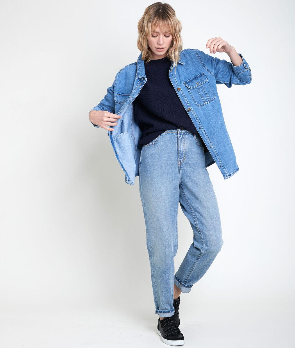 AMORE blue decorative knit jumper | 1-2-3 AMORE blue decorative knit jumper PhotoZ | 1-2-3