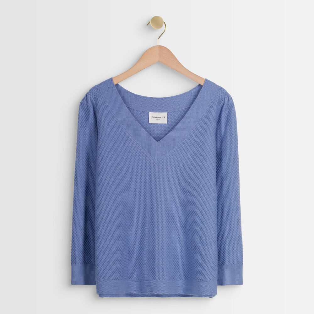 Amore lavender decorative knit jumper lavande.