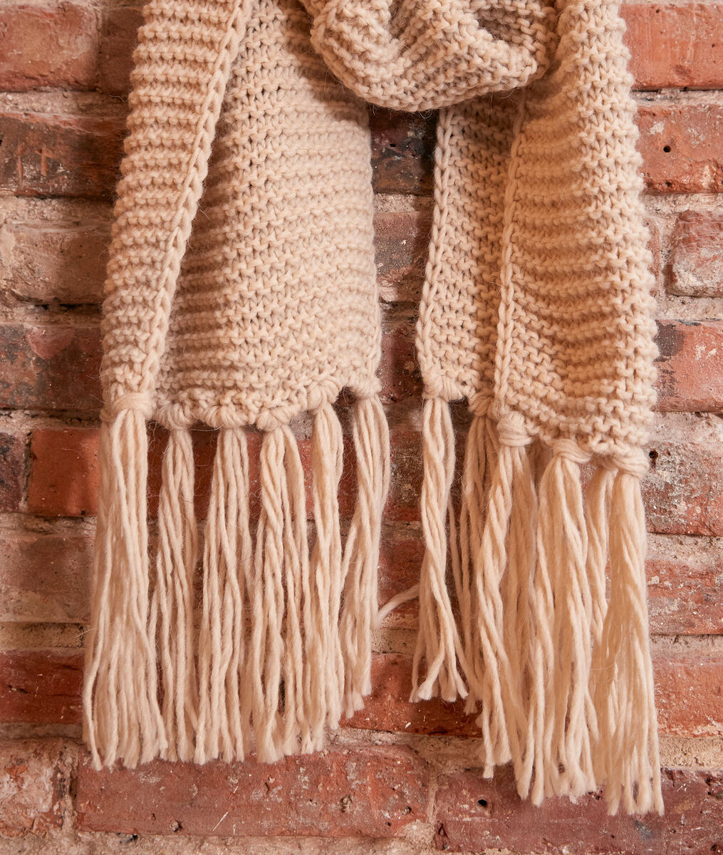 Haby chalk-coloured fringed scarf | 1-2-3 Haby chalk-coloured fringed scarf PhotoZ | 1-2-3