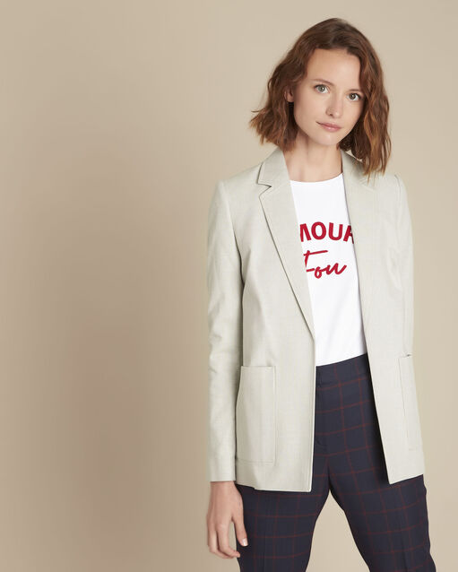 Bourbon grey marl jacket mid chine.