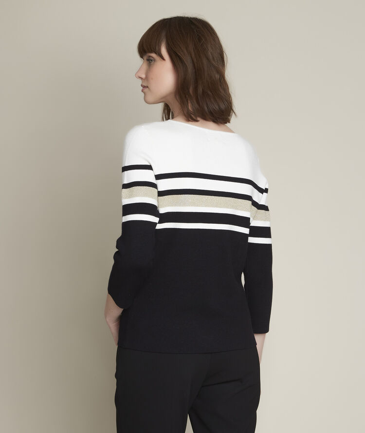 Deauville nautical jumper black.