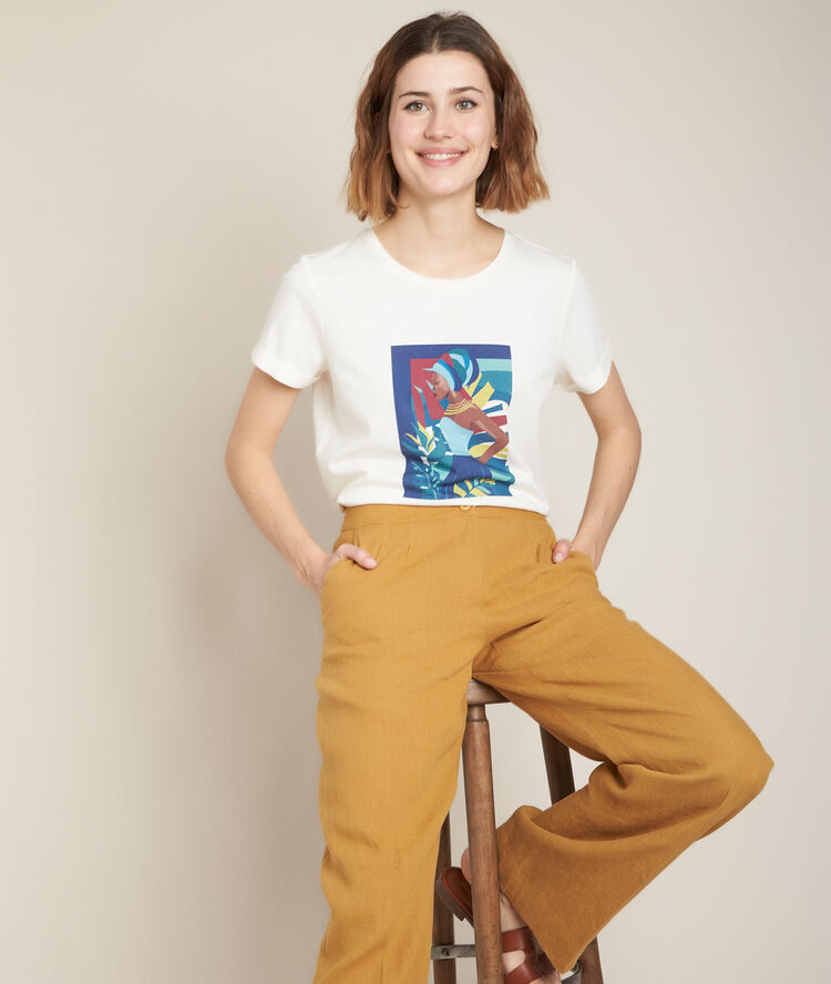 Resal printed t-shirt white.