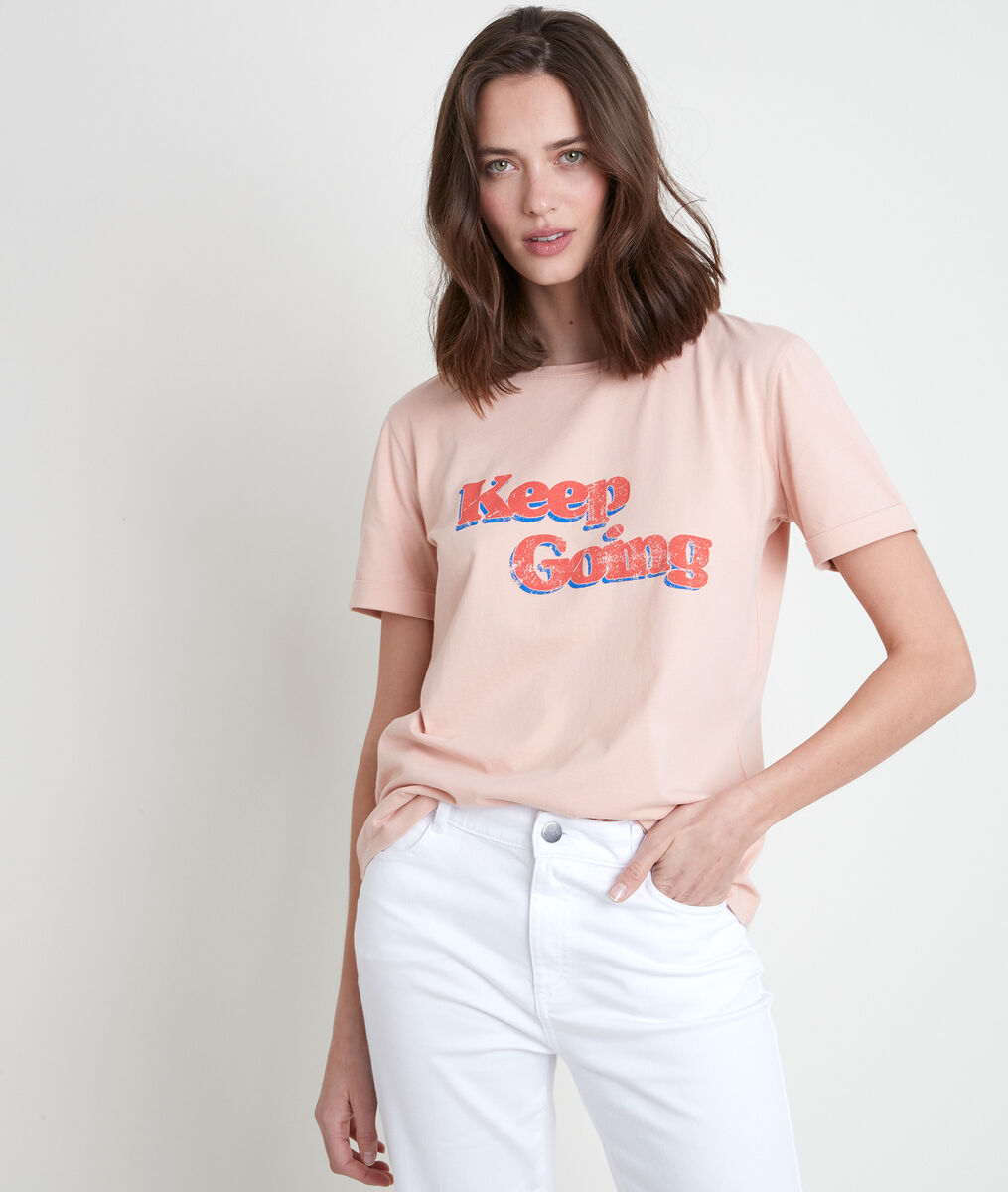 IBIZA pink screen-print T-shirt | 1-2-3 IBIZA pink screen-print T-shirt PhotoZ | 1-2-3