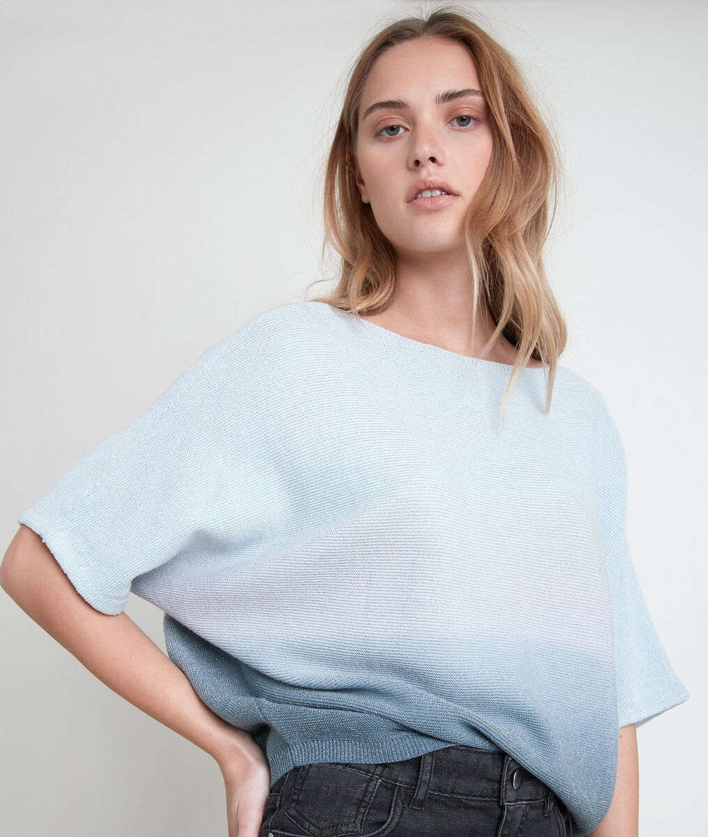 ASHLEY lightweight blue gradient jumper | 1-2-3 ASHLEY lightweight blue gradient jumper PhotoZ | 1-2-3