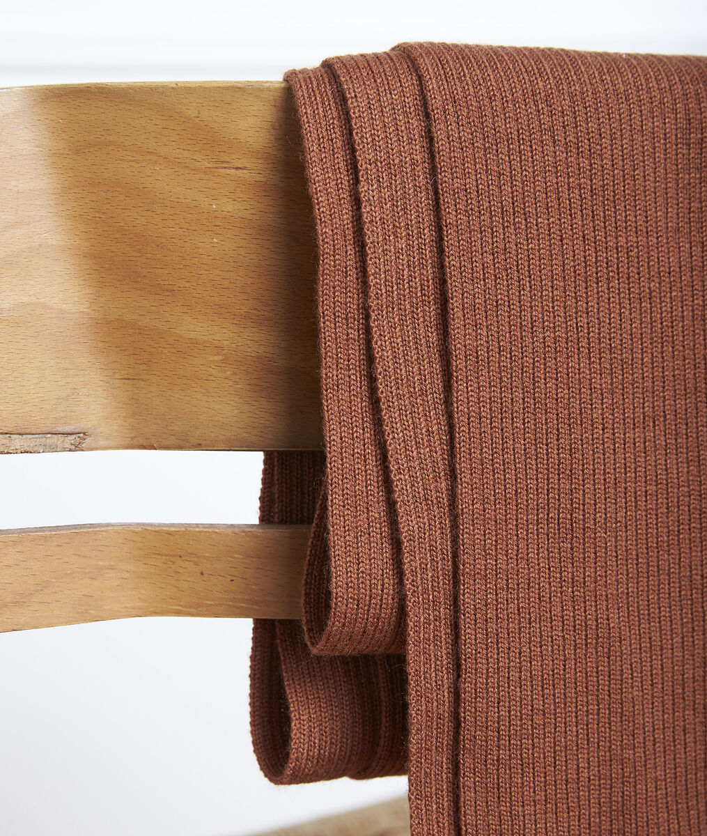 Gloraline mahogany ribbed scarf | 1-2-3 Gloraline mahogany ribbed scarf PhotoZ | 1-2-3