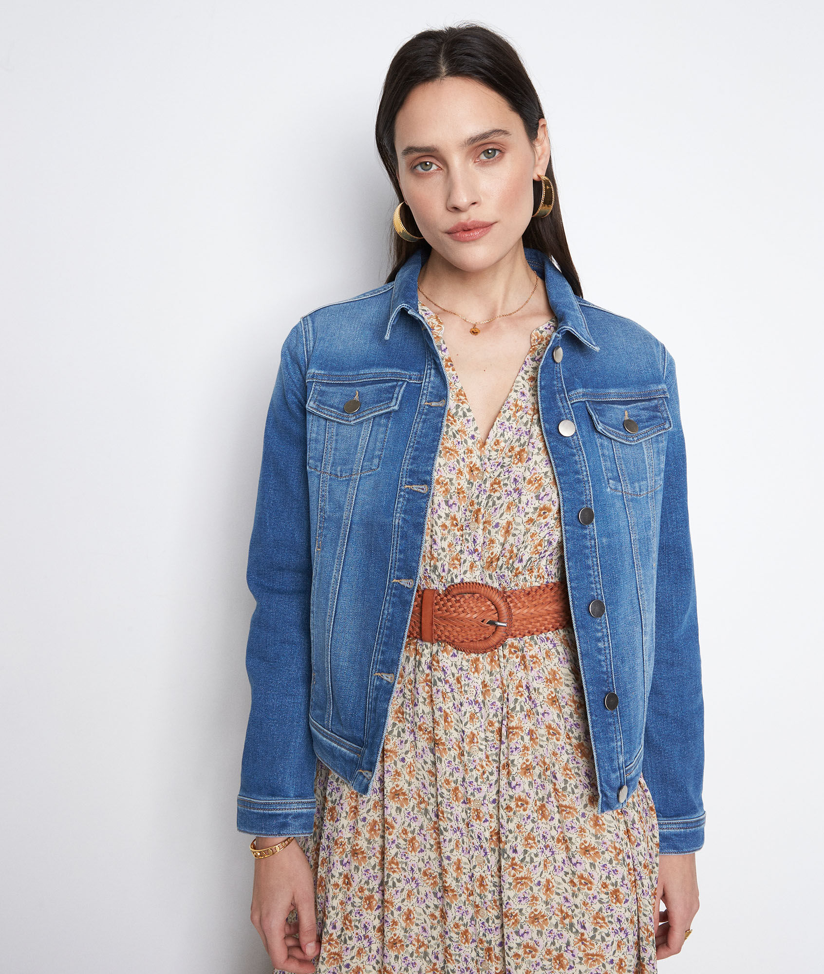 Farrah organic cotton denim jacket 