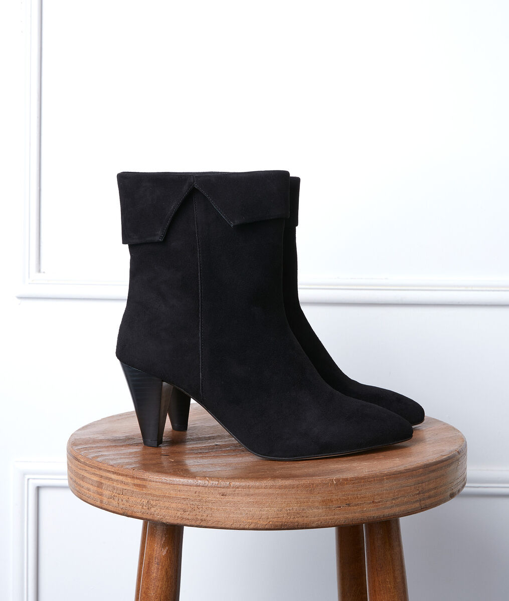 Valencia black high-heeled ankle boots | 1-2-3 Valencia black high-heeled ankle boots PhotoZ | 1-2-3