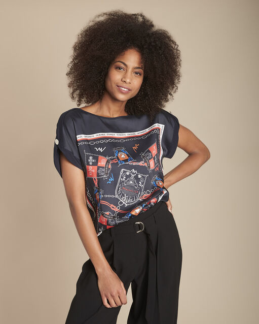 Canada navy two-fabric values T-shirt (1) - Maison 123