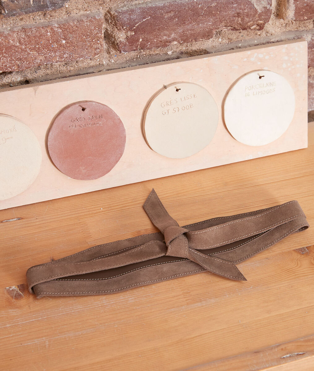 Eddy wide beige leather belt | 1-2-3 Eddy wide beige leather belt PhotoZ | 1-2-3