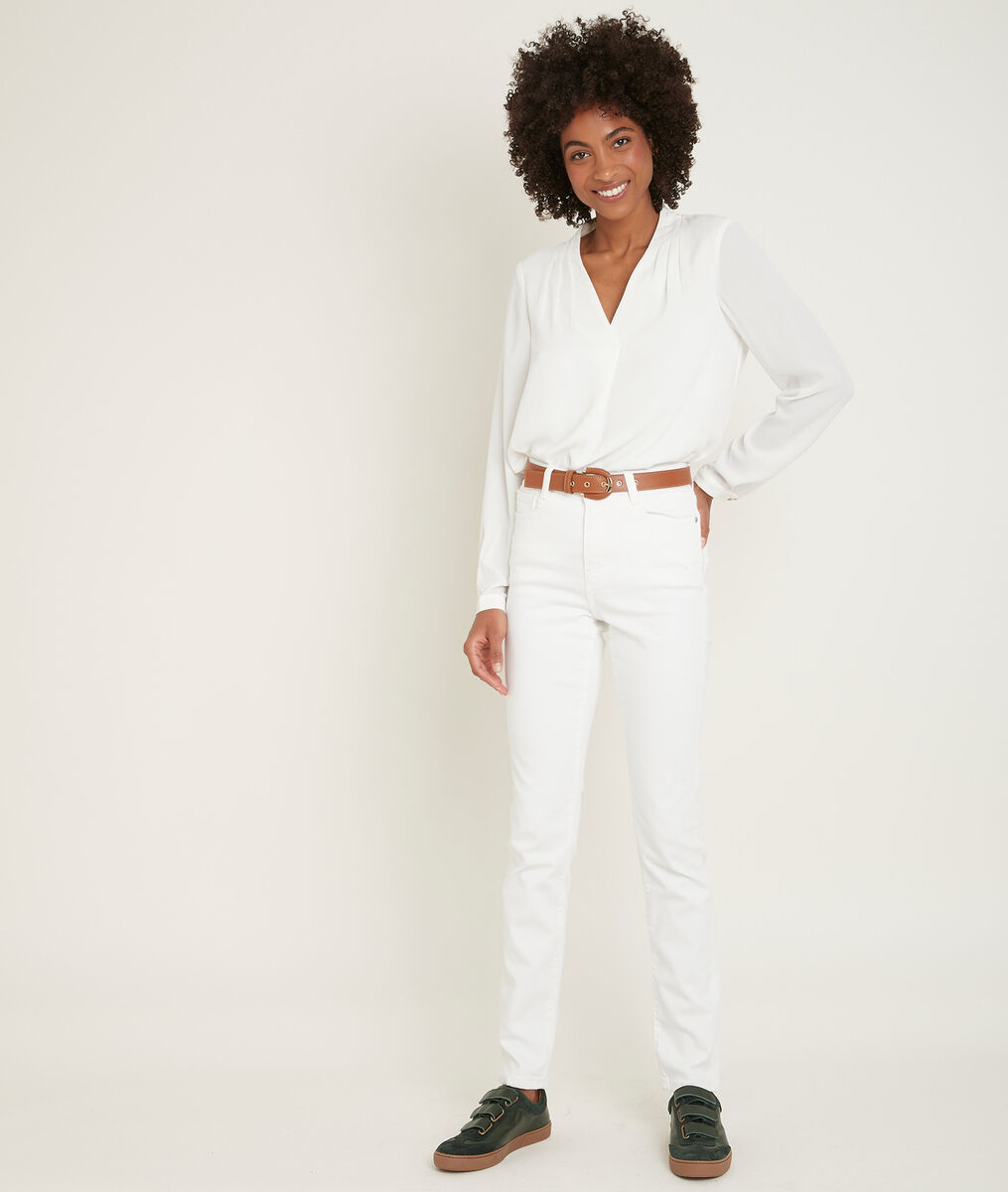Suzy, the iconic white slim-fit slim jeans | 1-2-3 Suzy, the iconic white slim-fit slim jeans PhotoZ | 1-2-3
