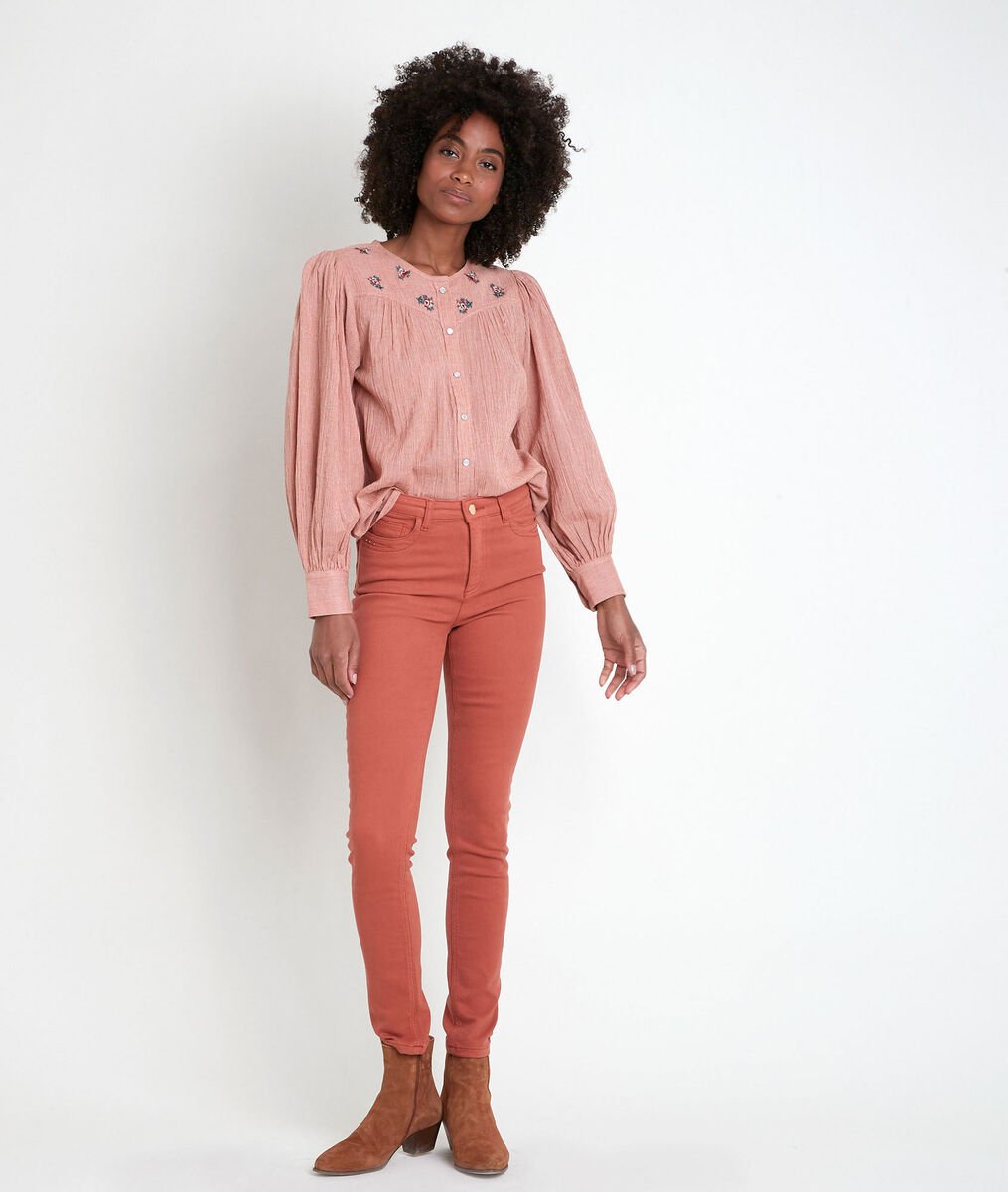 The iconic SUZY guava slim-fit jeans | 1-2-3 The iconic SUZY guava slim-fit jeans PhotoZ | 1-2-3