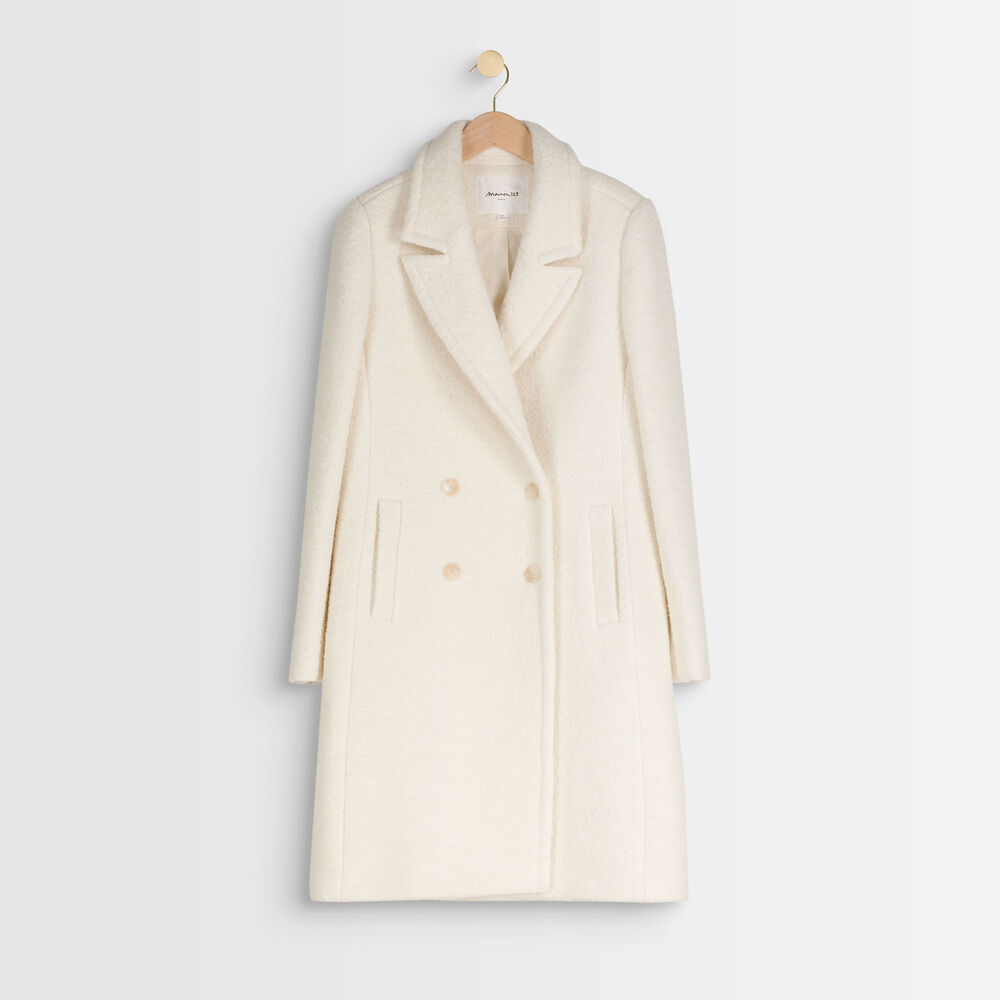 Jeff terry wool coat ecru.