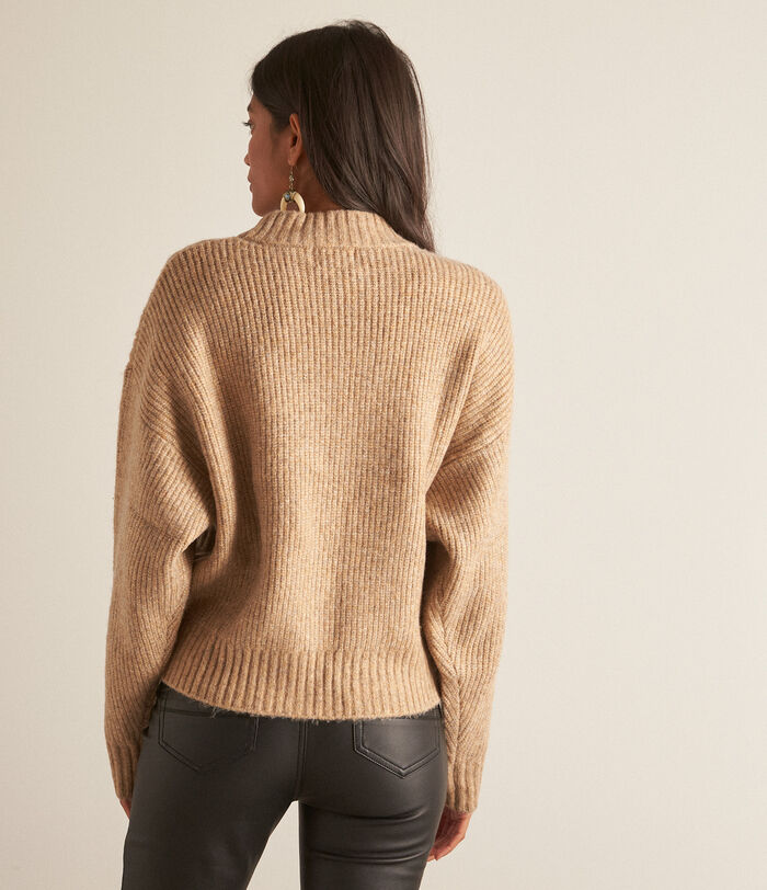 BADYA beige cable-knit jumper PhotoZ | 1-2-3