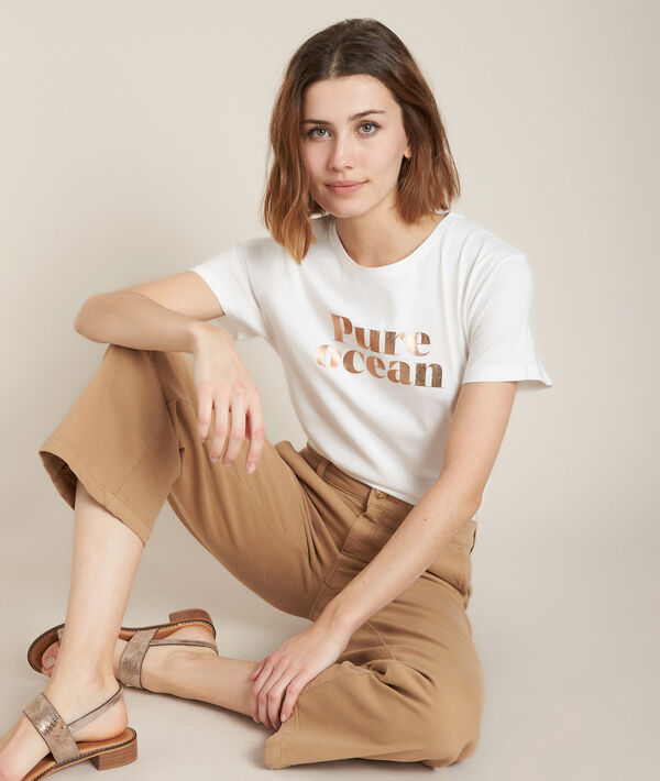 Dream screen-printed organic cotton T-shirt | 1-2-3 Dream screen-printed organic cotton T-shirt PhotoZ | 1-2-3