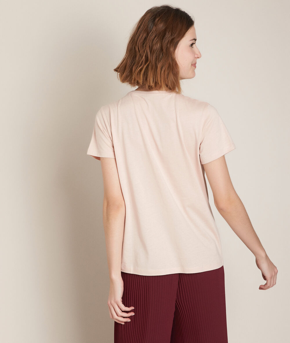 Rio screen-print t-shirt indigo.