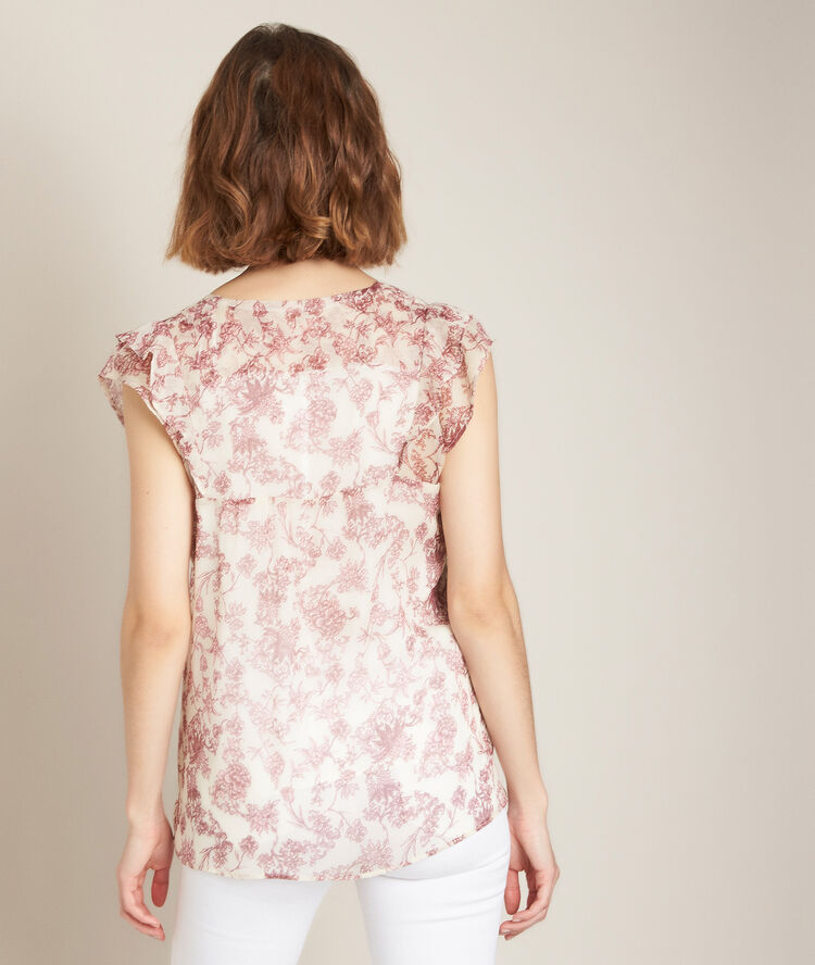 Enryka printed blouse midnight blue.