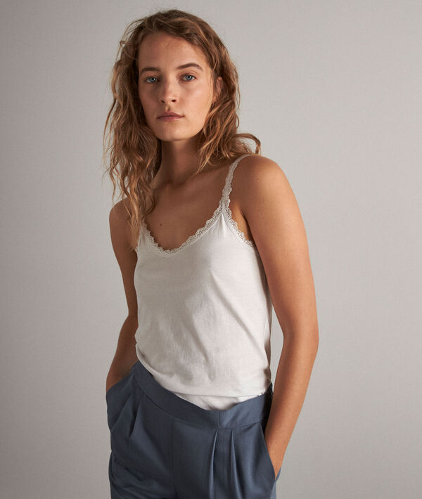 Rosa white tank top | 1-2-3 Rosa white tank top PhotoZ | 1-2-3