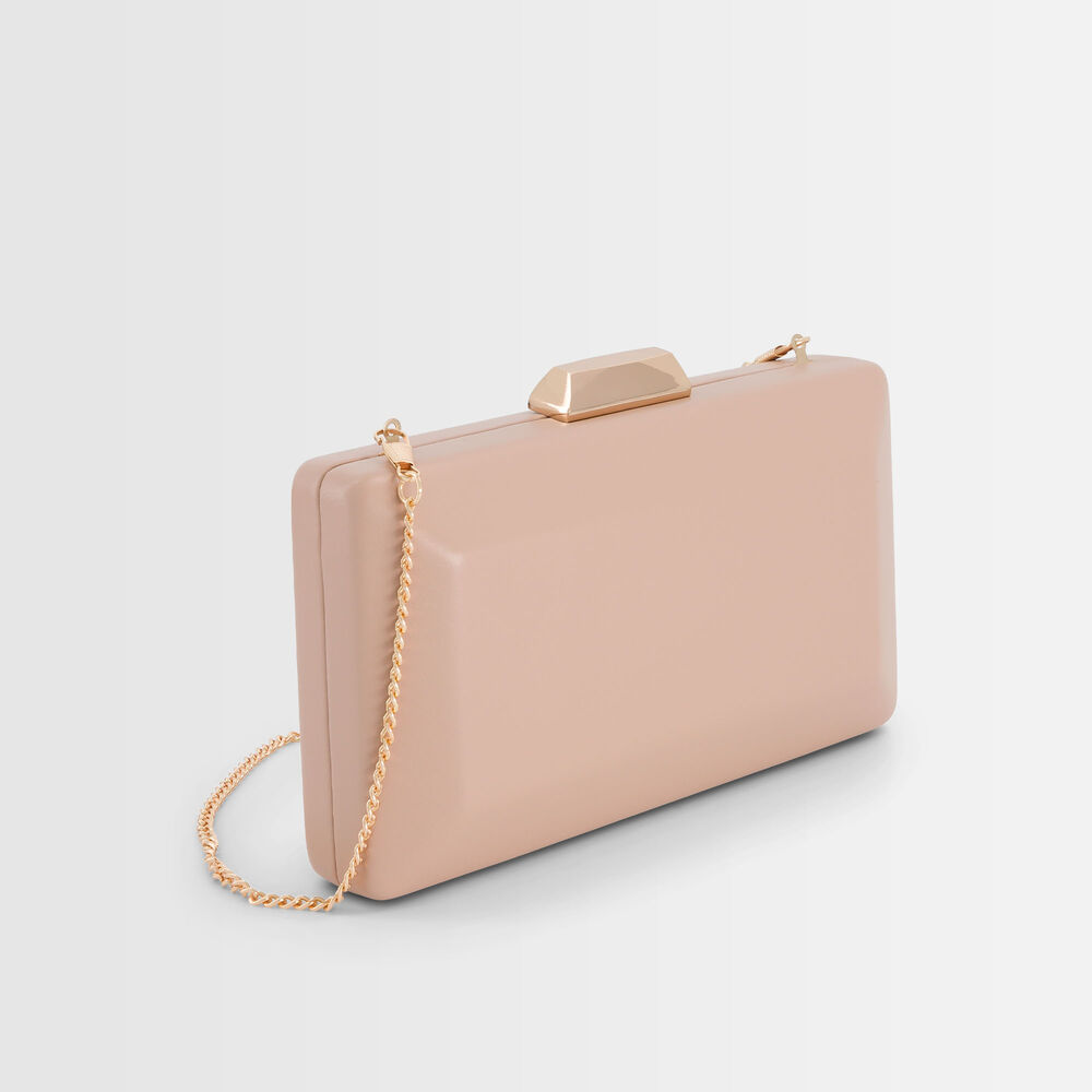 Daphné powder pink clutch bag poudre.