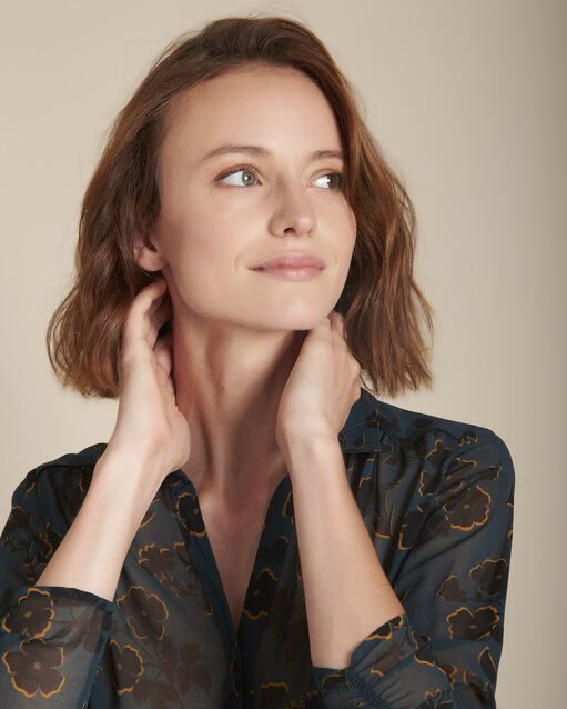 Magali transparent printed blouse (2) - Maison 123