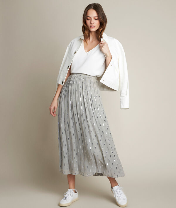 Belline long lurex skirt | 1-2-3 Belline long lurex skirt PhotoZ | 1-2-3