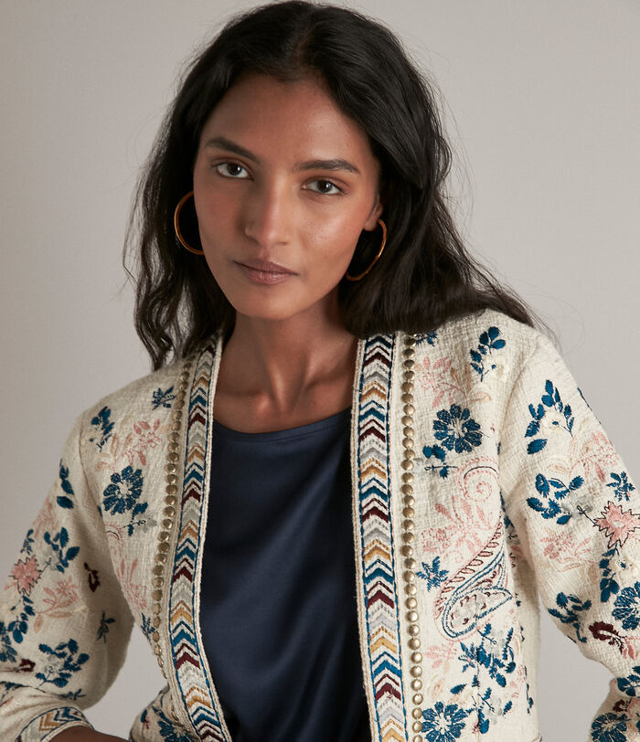Dora hand-embroidered jacket PhotoZ | 1-2-3