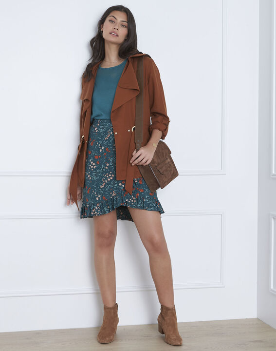 Avenir blue pullover with elegant collar | 1-2-3 Avenir blue pullover with elegant collar PhotoZ | 1-2-3