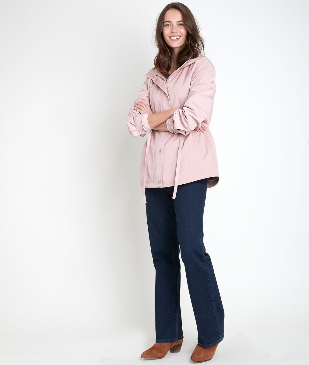 Nahia powder pink hooded parka | 1-2-3 Nahia powder pink hooded parka PhotoZ | 1-2-3