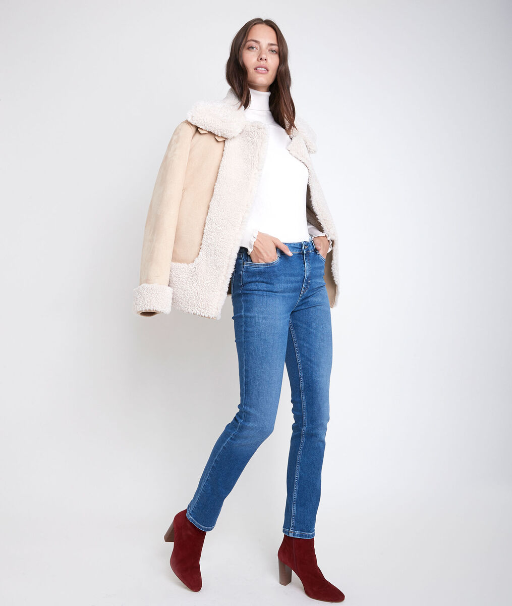Radya beige turtle-neck pullover | 1-2-3 Radya beige turtle-neck pullover PhotoZ | 1-2-3
