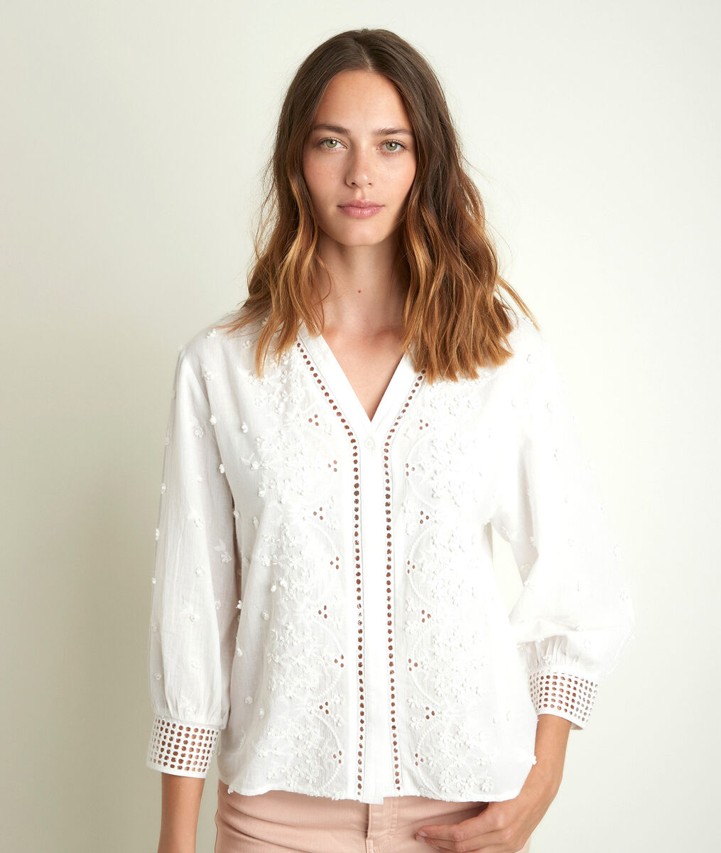 Jikoro embroidered blouse | 1-2-3 Jikoro embroidered blouse PhotoZ | 1-2-3