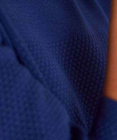 Billy textured black blue EcoVero viscose jumper PhotoZ | 1-2-3