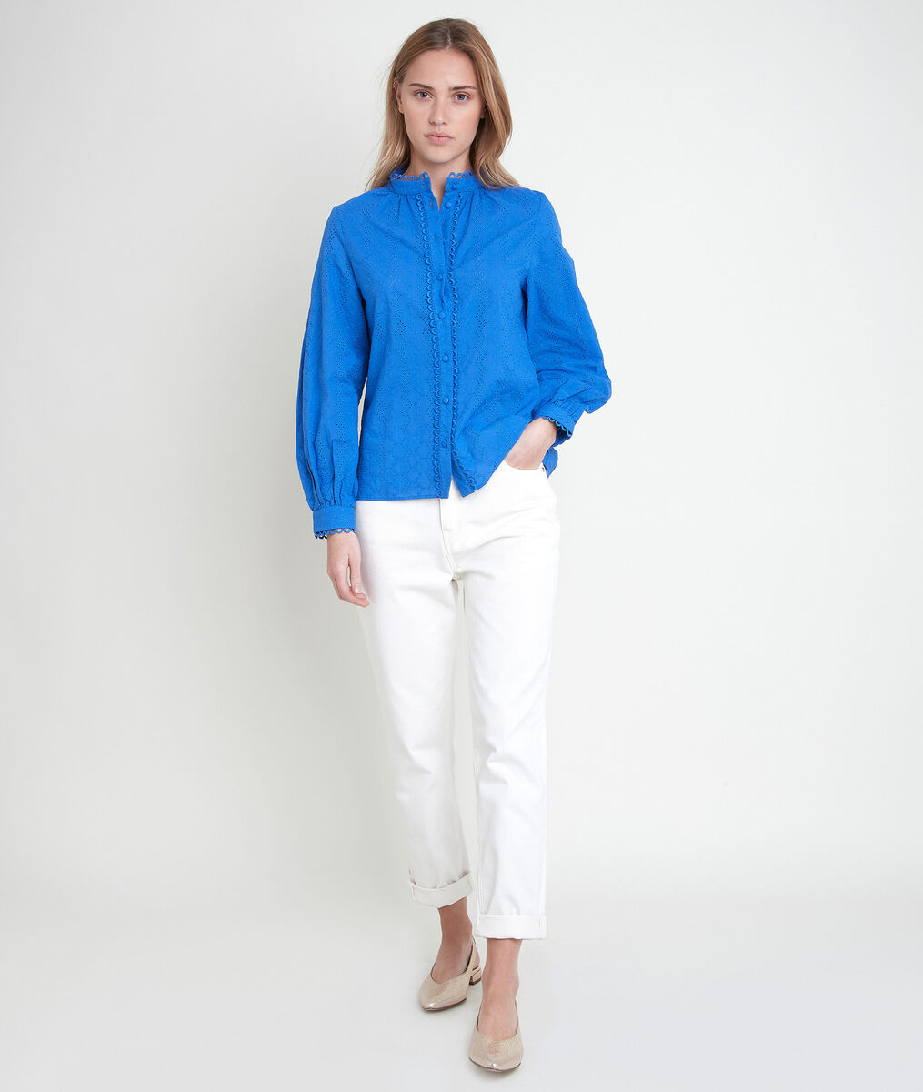 TIFFANY embroidered forget-me-not blouse | 1-2-3 TIFFANY embroidered forget-me-not blouse PhotoZ | 1-2-3