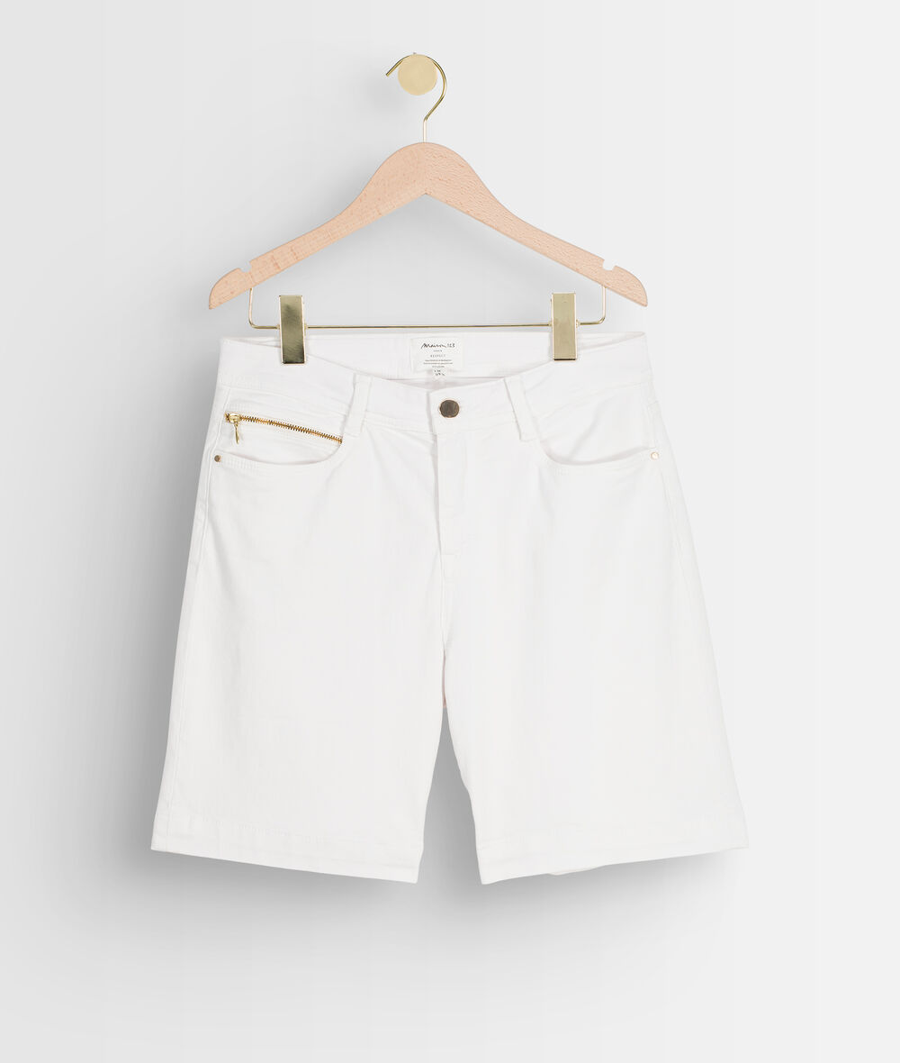ALMA white organic cotton shorts  PhotoZ | 1-2-3
