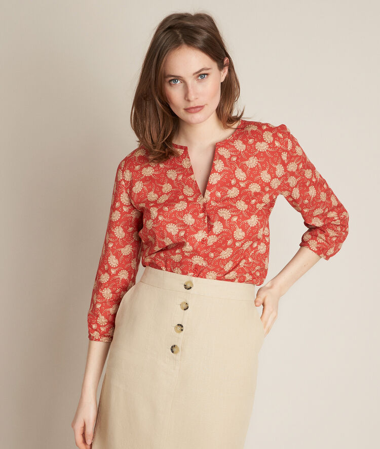 Edwige printed blouse tile.