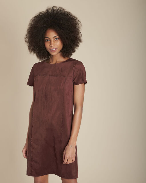 India short faux suede dress (2) - Maison 123