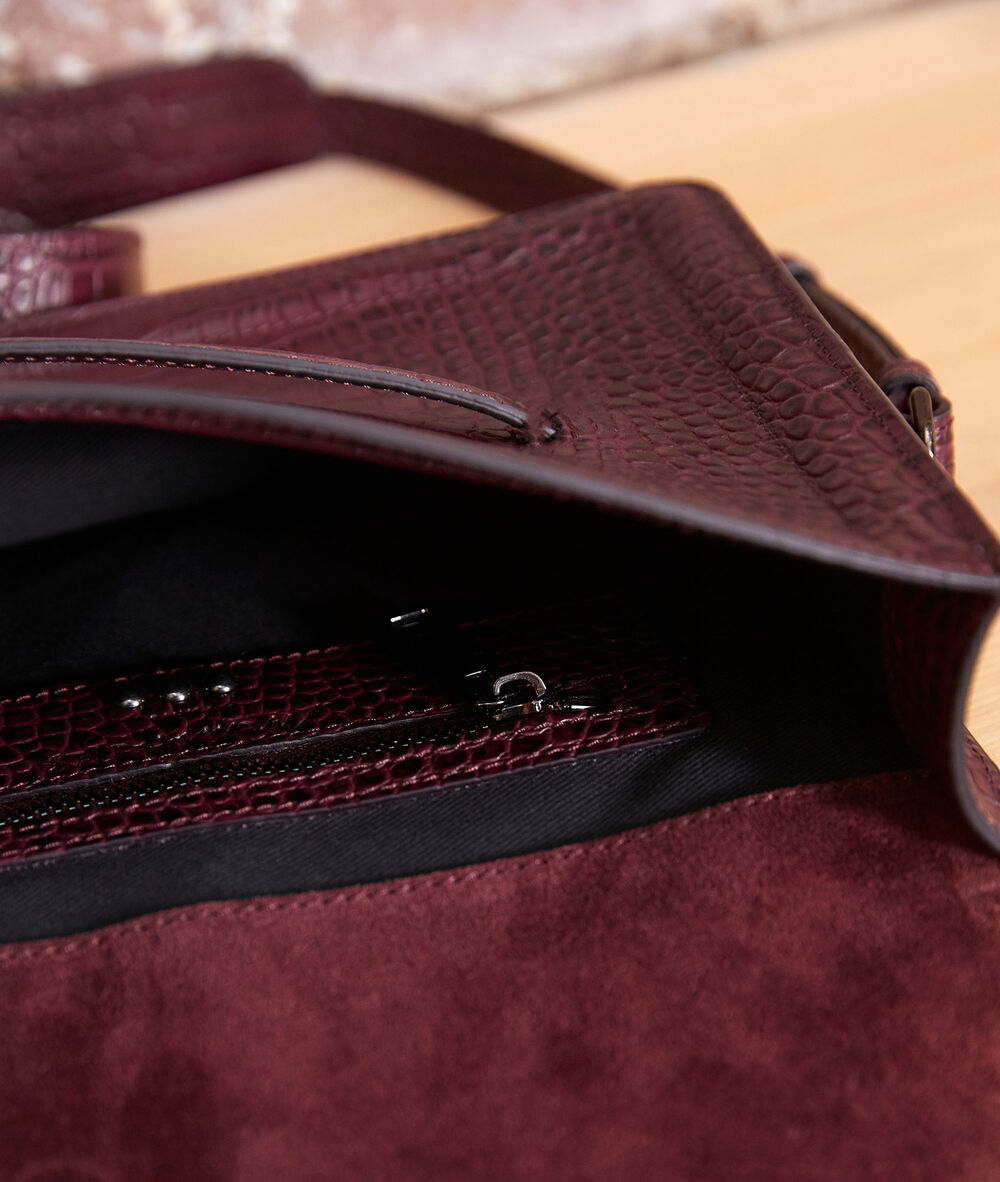 The 123 - iconic garnet-coloured bag grenat.
