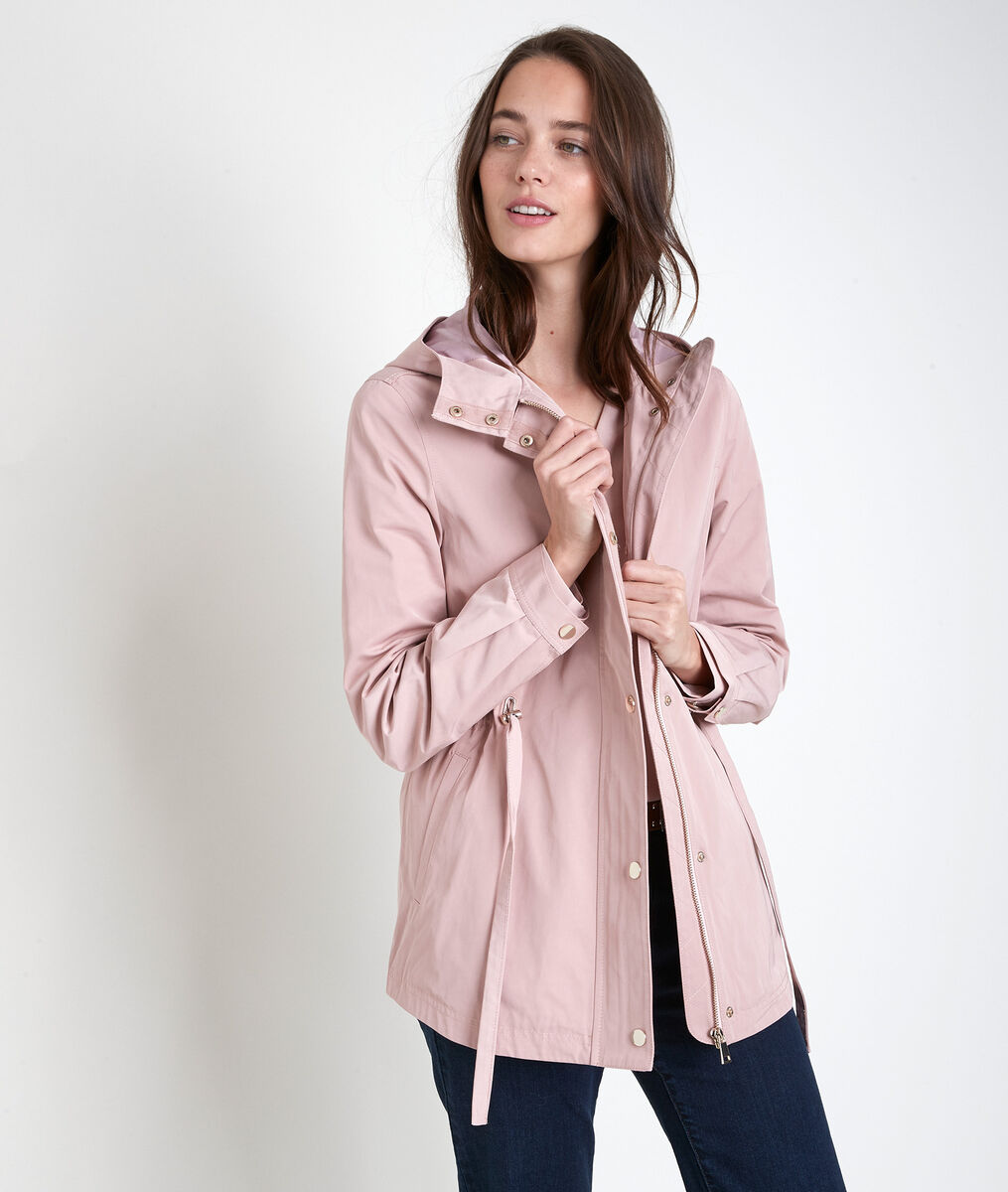 Nahia powder pink hooded parka | 1-2-3 Nahia powder pink hooded parka PhotoZ | 1-2-3