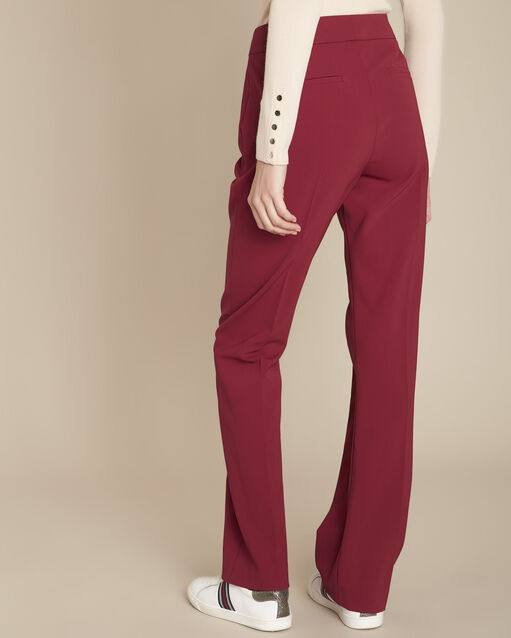 Elias Flared Microfibre Trousers Women Maison 123