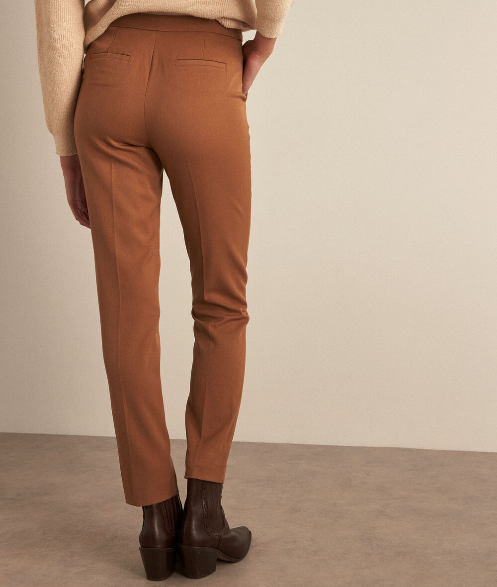 Harry camel tailored cigarette trousers PhotoZ | 1-2-3