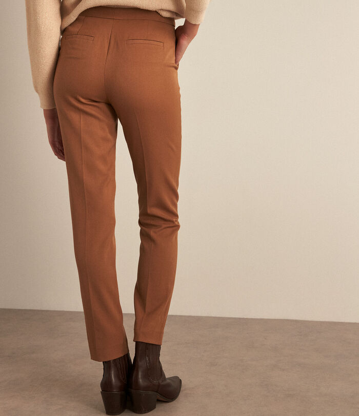 Harry camel tailored cigarette trousers PhotoZ | 1-2-3