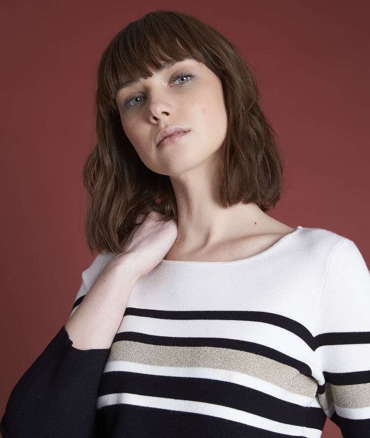 Deauville nautical jumper black.