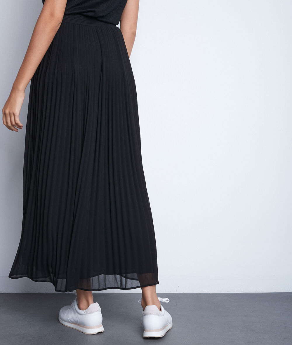 Eva black pleated skirt noir.