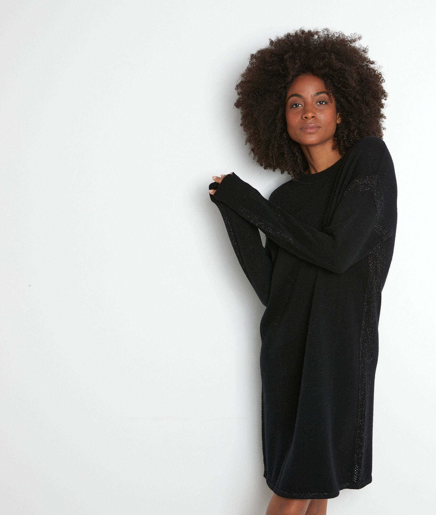 long wool jumper dress