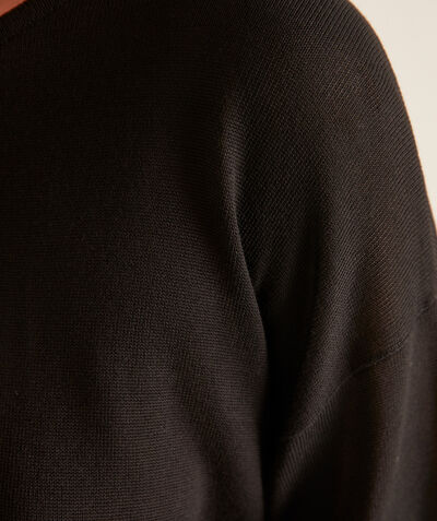 BETTINA black viscose jumper PhotoZ | 1-2-3