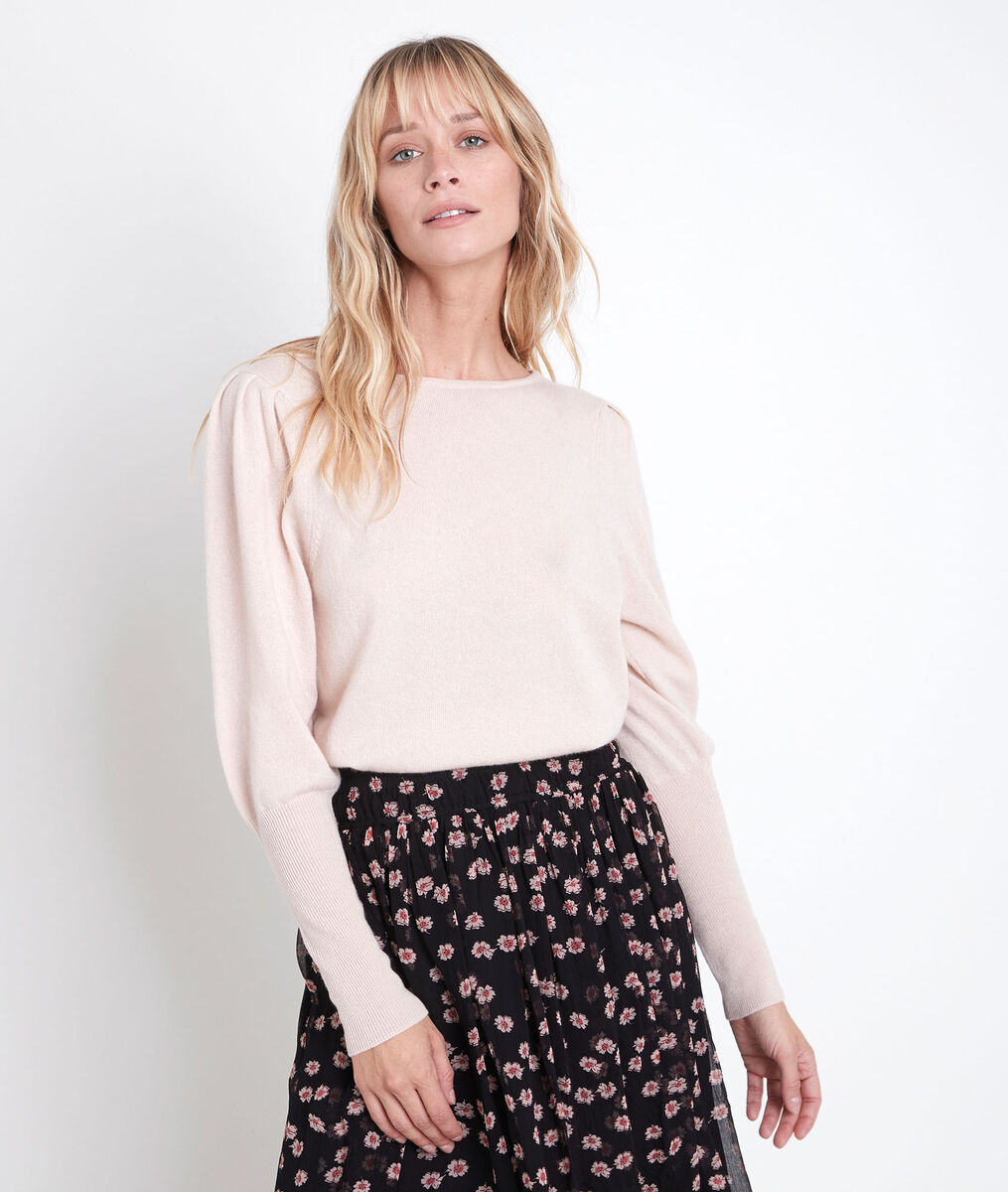 Ribambelle powder-coloured cashmere pullover | 1-2-3 Ribambelle powder-coloured cashmere pullover PhotoZ | 1-2-3