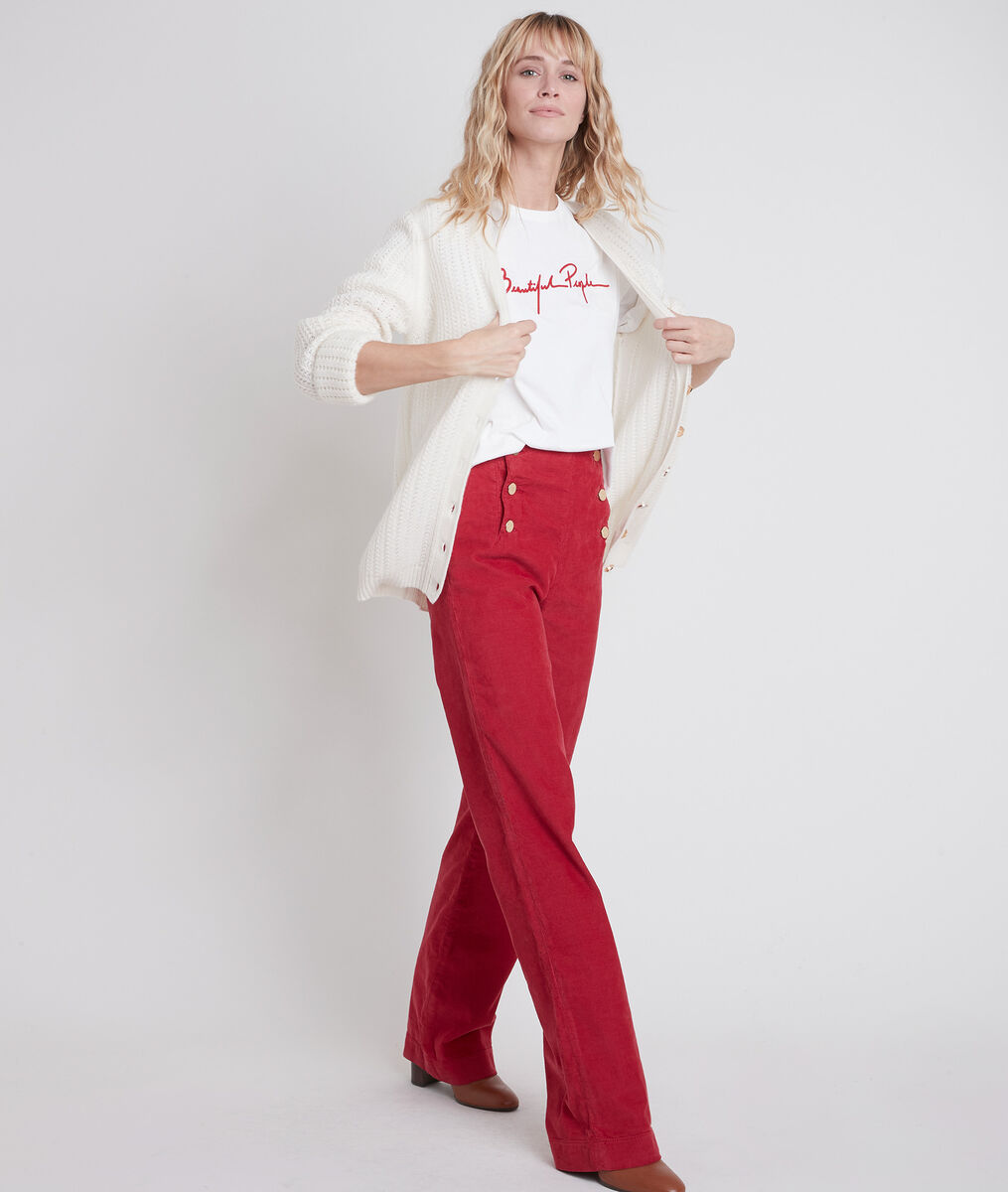 ANDREA cream decorative knit cardigan | 1-2-3 ANDREA cream decorative knit cardigan PhotoZ | 1-2-3