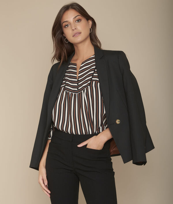 Madina striped blouse. | 1-2-3 Madina striped blouse. PhotoZ | 1-2-3