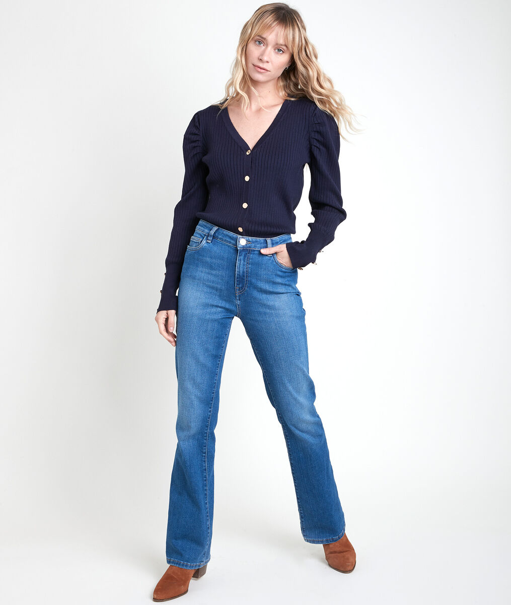 Alae ribbed cardigan | 1-2-3 Alae ribbed cardigan PhotoZ | 1-2-3