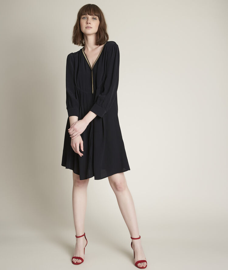 Chlotilde flowing dress black.